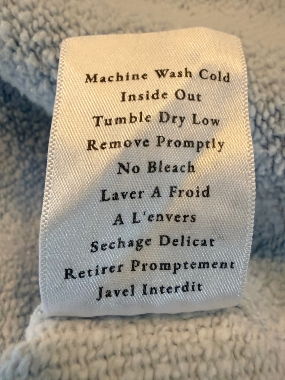 NWOT Frank and Eileen M Shirting Light Blue Triple Fleece Anna never worn - Picture 6 of 7